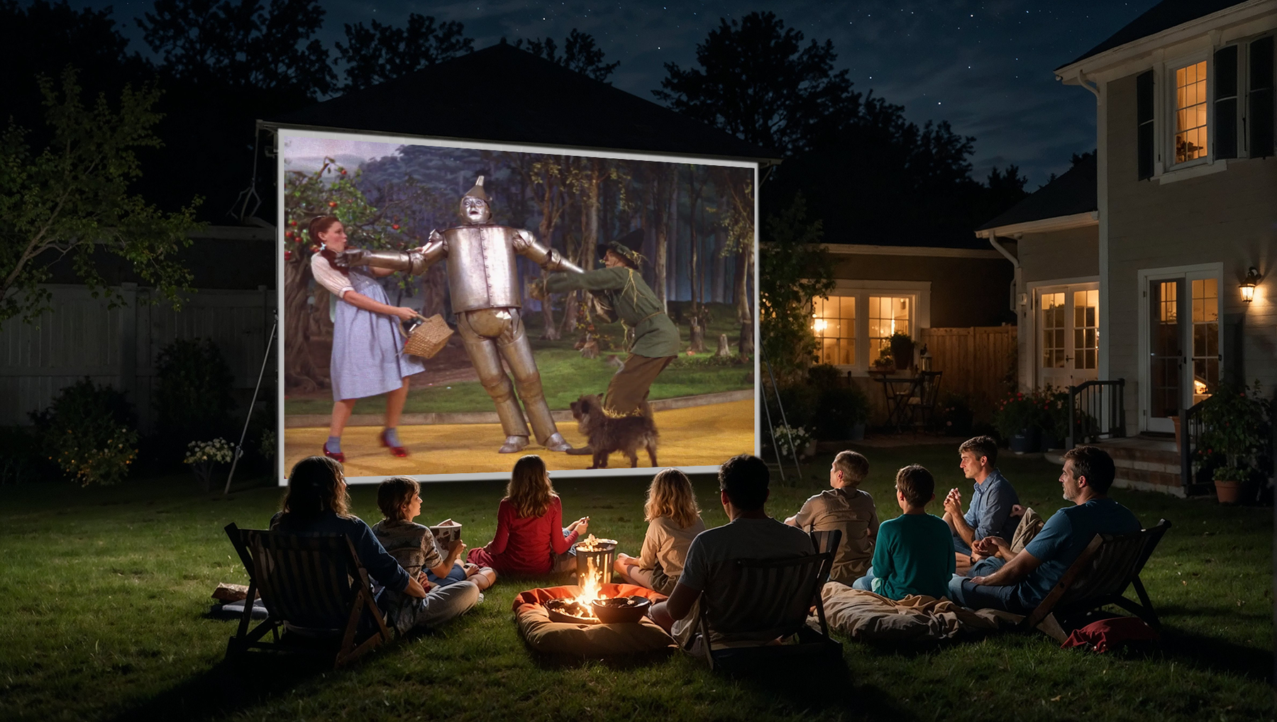 Outdoor Movie Night - Brought to you by Tarps.com