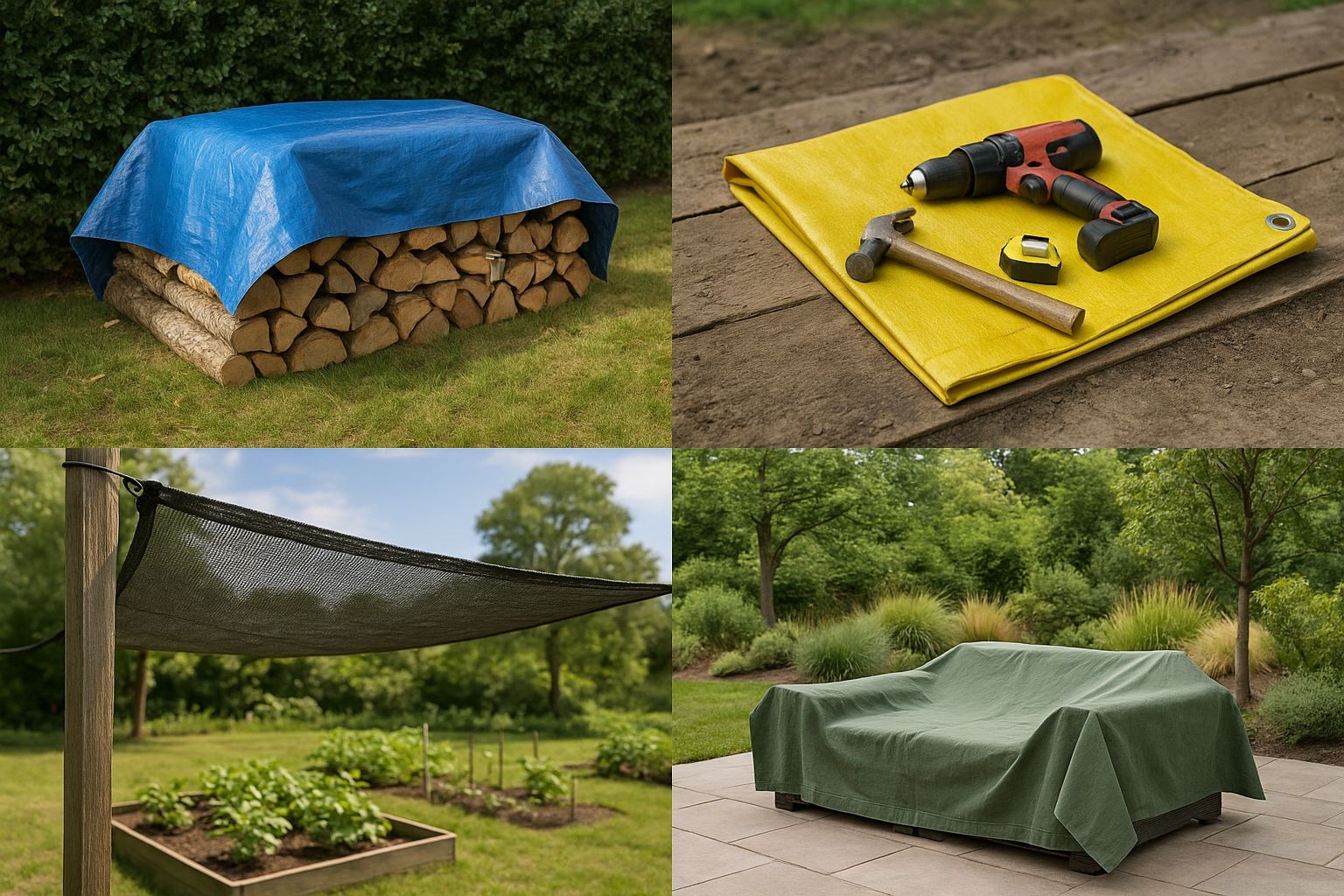 Tarps in use - Tarps for Dummies