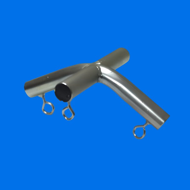 1 3/8" High Peak Side or Top Center with Eyebolts - 4 Way Fitting (FV4EB-138) - Tarps.com