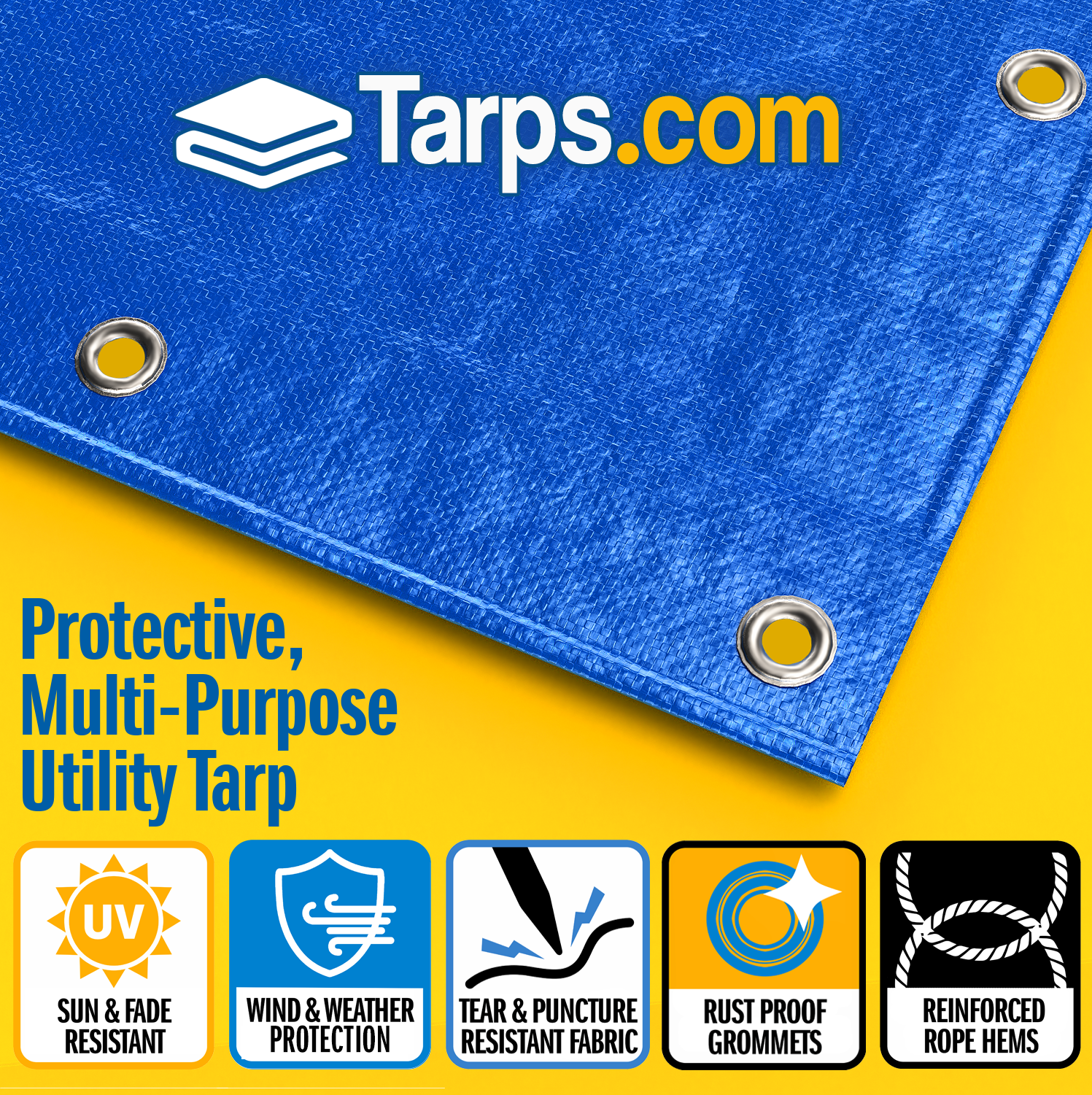 pension tarp All-Purpose Economy Poly Tarps