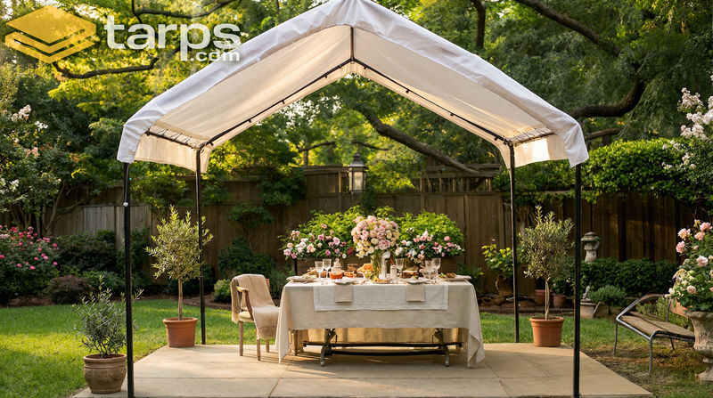 Load image into Gallery viewer, Valance Canopy Tops - Tarps.com