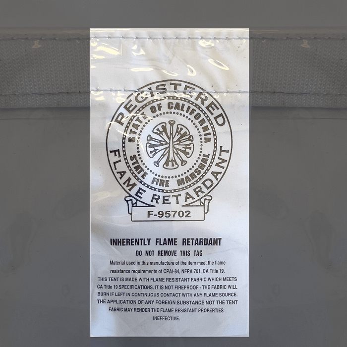 Clear Vinyl PVC Tarps - Fire Retardant - 18 oz - Tarps.com