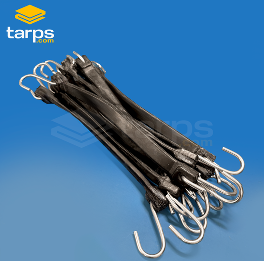 tarp straps EPDM Rubber Tie Down Straps (Pack of 10)