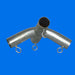 1 5/8" High Peak Side or Top Center with Eyebolts - 4 Way Fitting (FV4EB-158) - Tarps.com