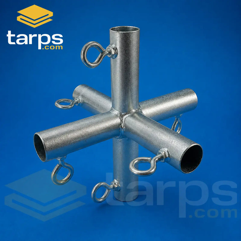 Load image into Gallery viewer, 1 3/8" Flat - 6 Way Fitting (F6-138)
