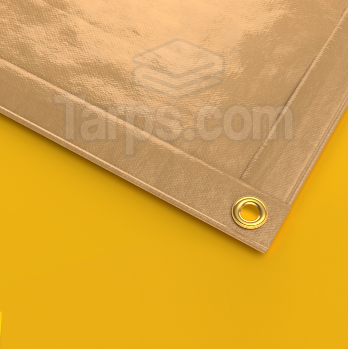 Tan Vinyl PVC Tarps - 18 oz - Tarps.com
