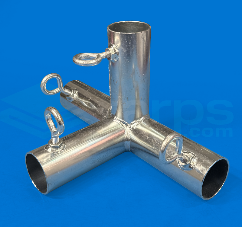 Load image into Gallery viewer, 1 5/8" Flat Roof - 4 Way Fitting (F4-158)
