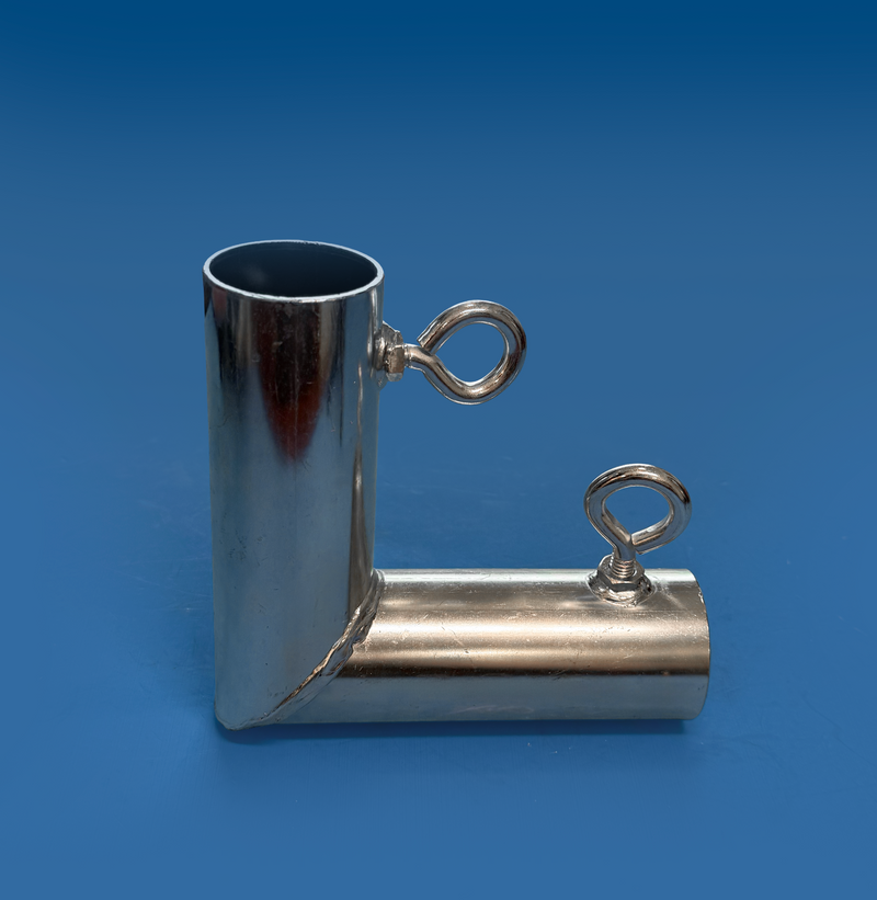 Load image into Gallery viewer, 1 5/8" L Shape - 2 Way Fitting (FL-158) - Tarps.com
