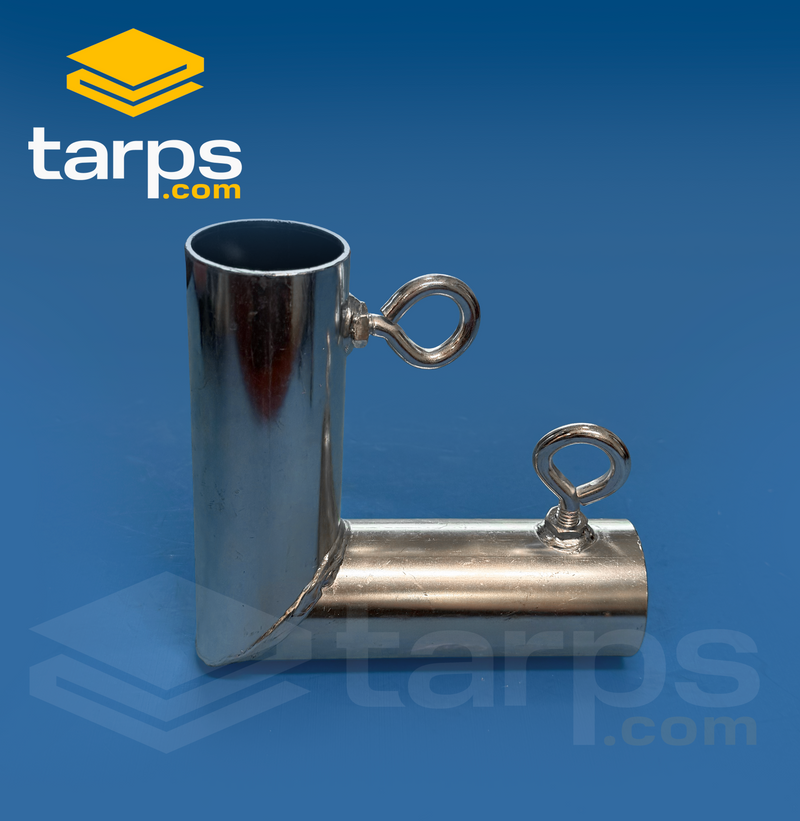 Load image into Gallery viewer, 1 5/8" L Shape - 2 Way Fitting (FL-158) - Tarps.com
