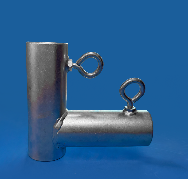 Load image into Gallery viewer, 1 5/8" Flat Open L - 2 Way Fitting (FOL-158) - Tarps.com
