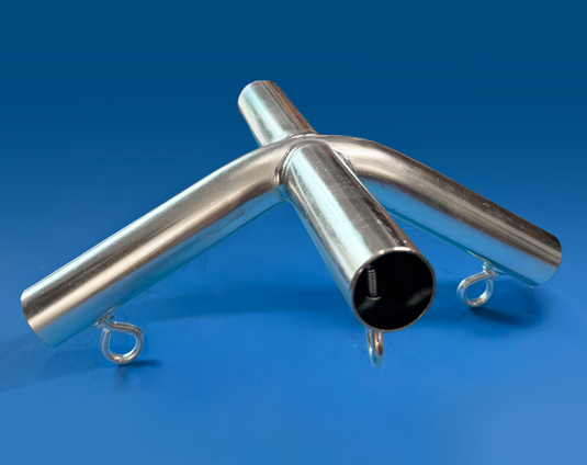 1" High Peak Side or Top Center - 4 Way Fitting (FV4-1) - Tarps.com