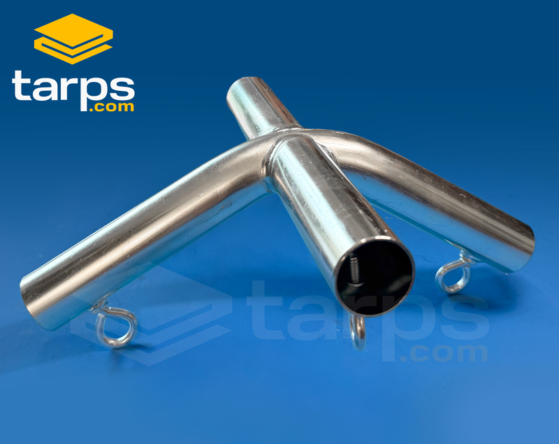 Load image into Gallery viewer, 1" High Peak Side or Top Center - 4 Way Fitting (FV4-1) - Tarps.com
