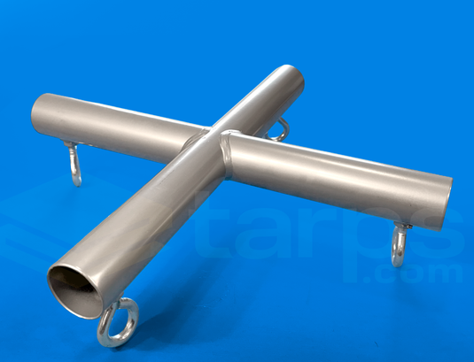 tarp fittings 1 3/8" Flat Cross
