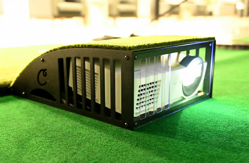 Load image into Gallery viewer, Floor Mounted Projector Enclosure - Tarps.com
