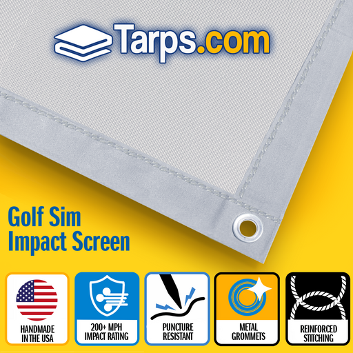Golf Simulator Impact Screens - Factory Seconds - Tarps.com