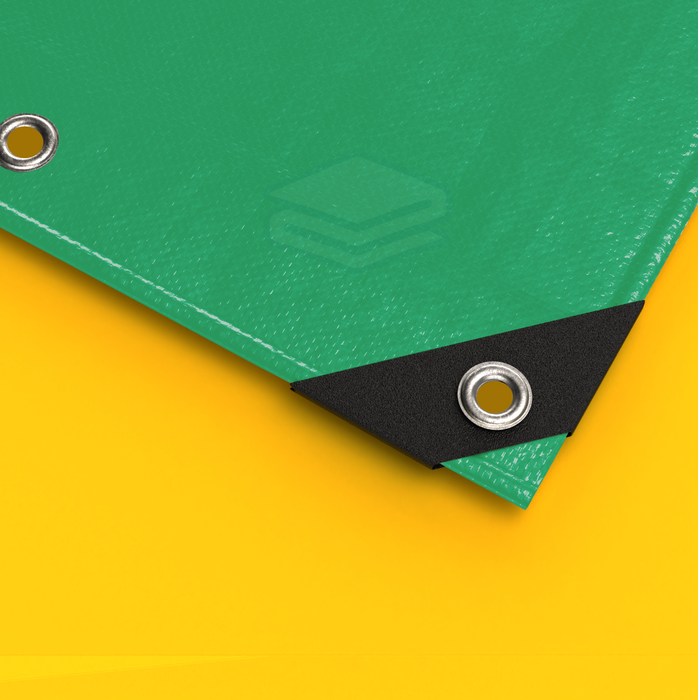 Green Heavy Duty Poly Tarps - Tarps.com