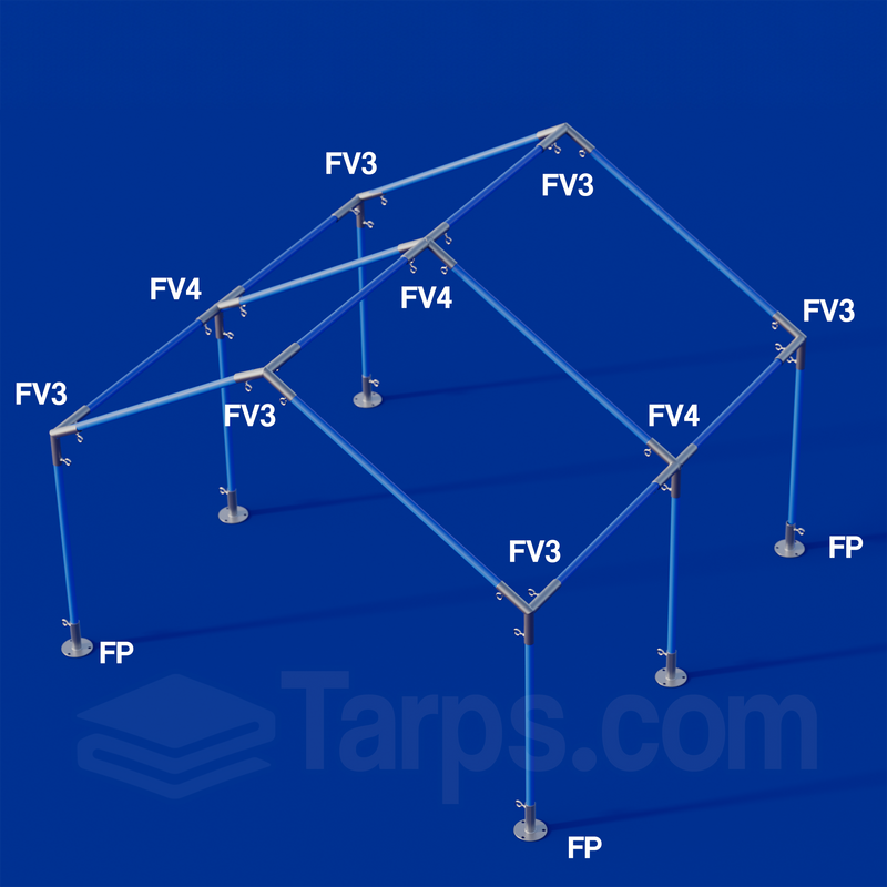 Load image into Gallery viewer, High Peak Canopy Kits with 1 3/8" Fittings - Tarps.com
