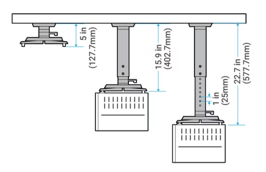BenQ Universal Ceiling Mount - Tarps.com