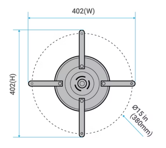 BenQ Universal Ceiling Mount - Tarps.com