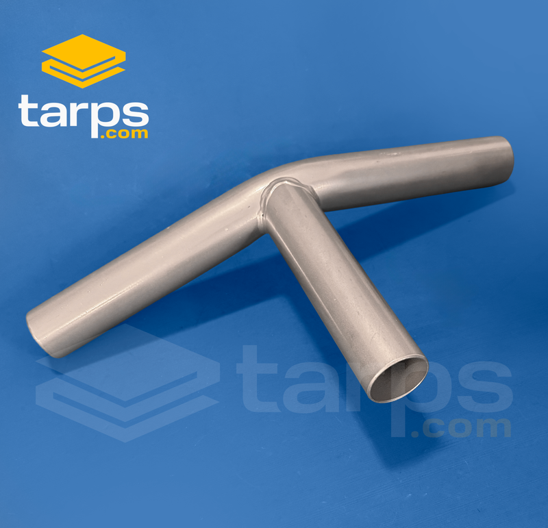 Load image into Gallery viewer, 1 3/8" Low Peak Top End - 3 Way Fitting (P3E-138) - Tarps.com
