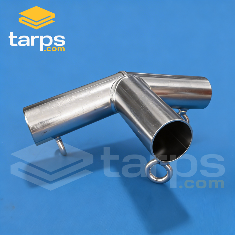 Load image into Gallery viewer, 1 5/8" Low Peak Top End - 3 Way Fitting (P3E-158) - Tarps.com
