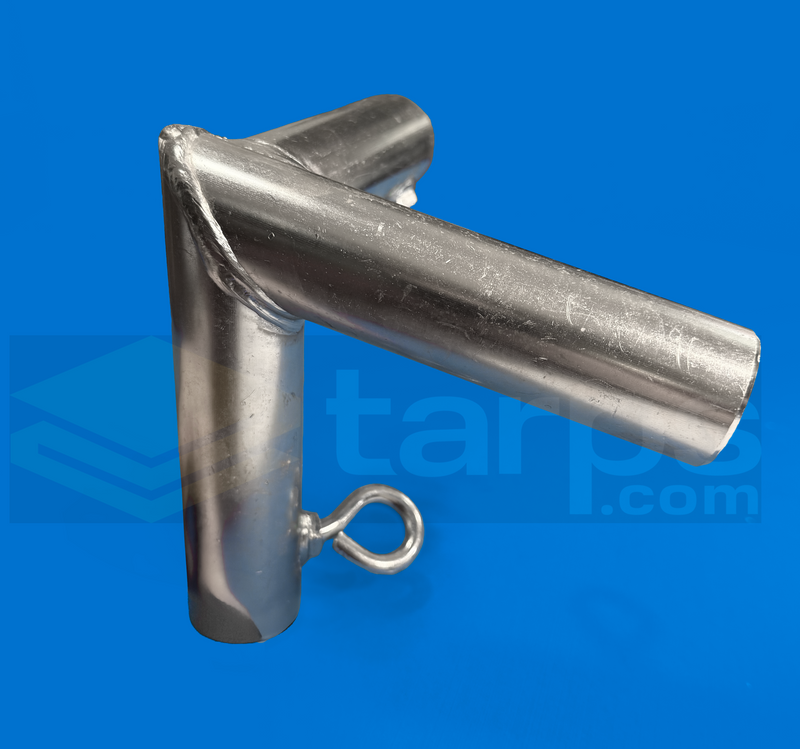 Load image into Gallery viewer, 1" Slope Peak Top Corner Down - 3 Way Fitting (P3JSL-1)
