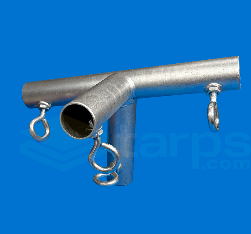 Load image into Gallery viewer, 1" Slope Peak Left Side - 4 Way Fitting (P4H-1)
