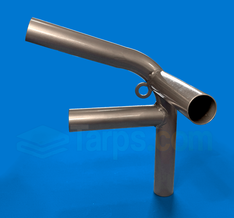 Load image into Gallery viewer, 1 3/8&quot; Low Peak Left Side Reinforced End - 4 Way Fitting (P4J1-138)
