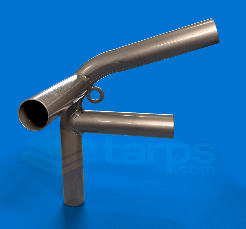 Load image into Gallery viewer, 1 3/8" Low Peak Right Side Reinforced End - 4 Way Fitting (P4J2-138)
