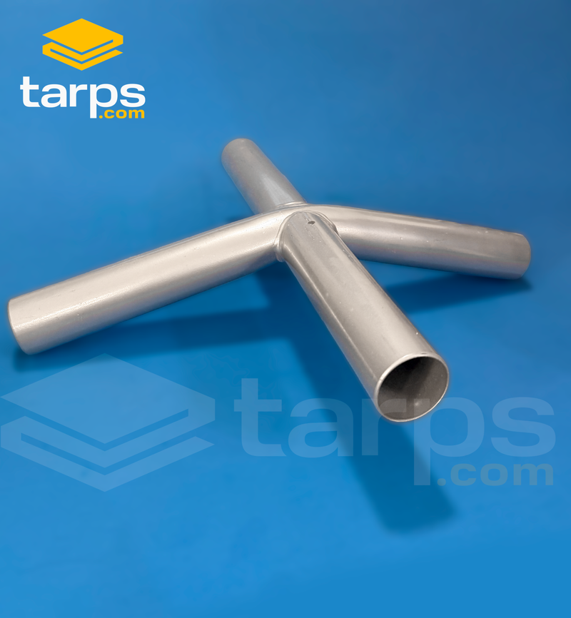 Load image into Gallery viewer, 1 3/8" Low Peak Top Center - 4 Way Fitting (P4L-138) - Tarps.com
