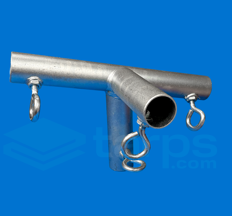 Load image into Gallery viewer, 1" Slope Peak Right Side - 4 Way Fitting (P4M-1)
