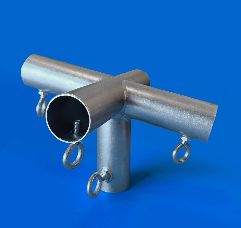 Load image into Gallery viewer, 1 5/8" Slope Peak Center - 5 Way Fitting (P5G-158) - Tarps.com
