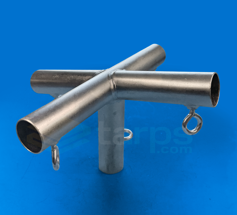 Load image into Gallery viewer, 1" Slope Peak Center - 5 Way Fitting (P5G-1) - Tarps.com
