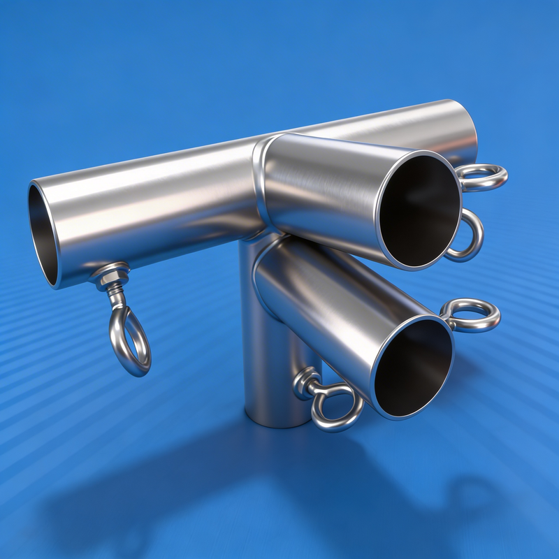 Load image into Gallery viewer, 1 5/8" Low Peak Side Reinforced Center - 5 Way Fitting (P5I-158) - Tarps.com
