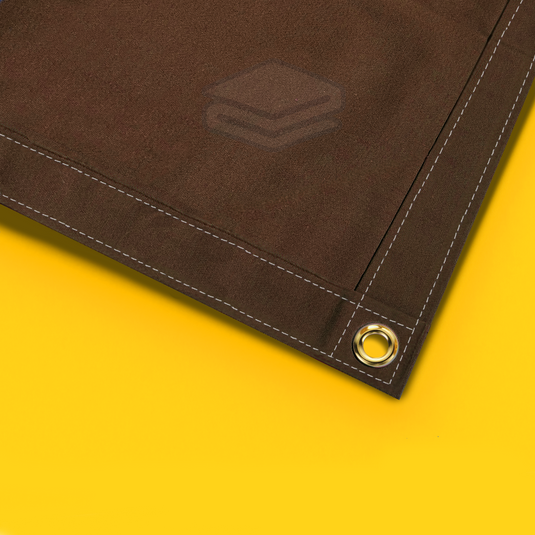 Premium Canvas Tarps - Brown - Tarps.com