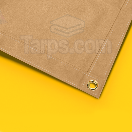 Premium Canvas Tarps - Tan - Tarps.com