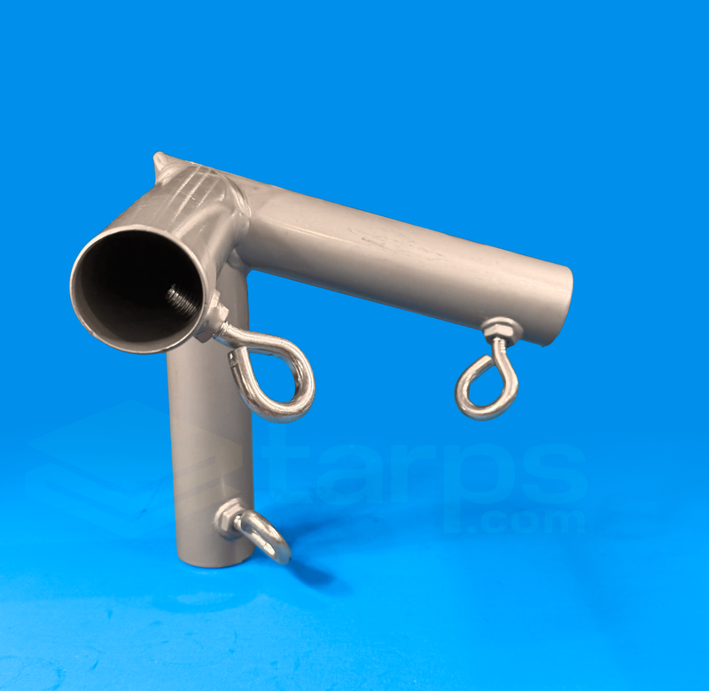 Load image into Gallery viewer, 1 3/8" Slope Peak Top Corner Down - 3 Way Fitting (SPT3-138)
