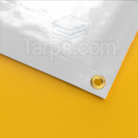 White Vinyl PVC Tarps - 18 oz - Tarps.com