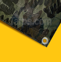 Woodland Camouflage Medium Duty Poly Tarps - Tarps.com