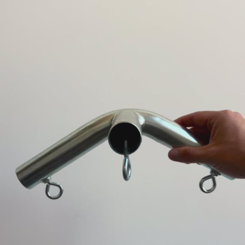 Load and play video in Gallery viewer, 1" High Peak Side or Top End - 3 Way Fitting (FV3-1)
