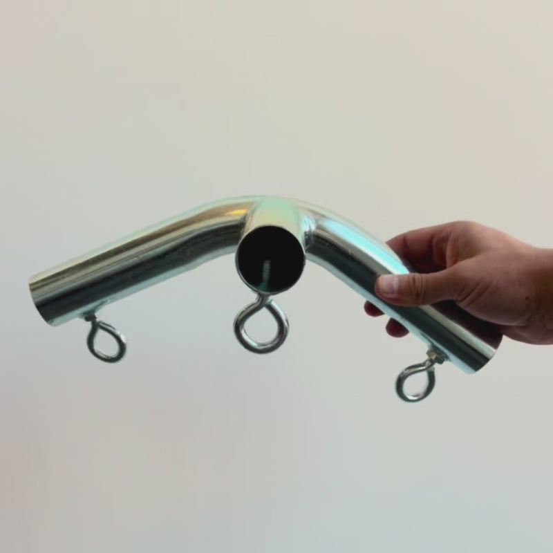 Load and play video in Gallery viewer, 1 3/8" High Peak Side or Top End - 3 Way Fitting (FV3-138)
