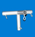 1 5/8" Flat Roof - 4 Way Fitting (F4-158) - Tarps.com
