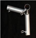 Load image into Gallery viewer, 1 3/8&quot; Slope Peak Bottom Corner Up - 3 Way Fitting (SPB3-138) - Tarps.com
