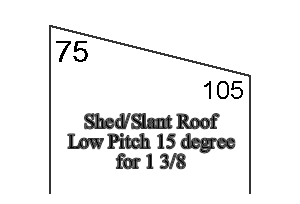 Load image into Gallery viewer, 1 3/8&quot; Slope Peak Top Side Down - 4 Way Fitting (SPT4-138) - Tarps.com
