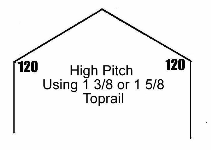 1 5/8" High Peak Side or Top Center - 4 Way Fitting (FV4-158) - Tarps.com