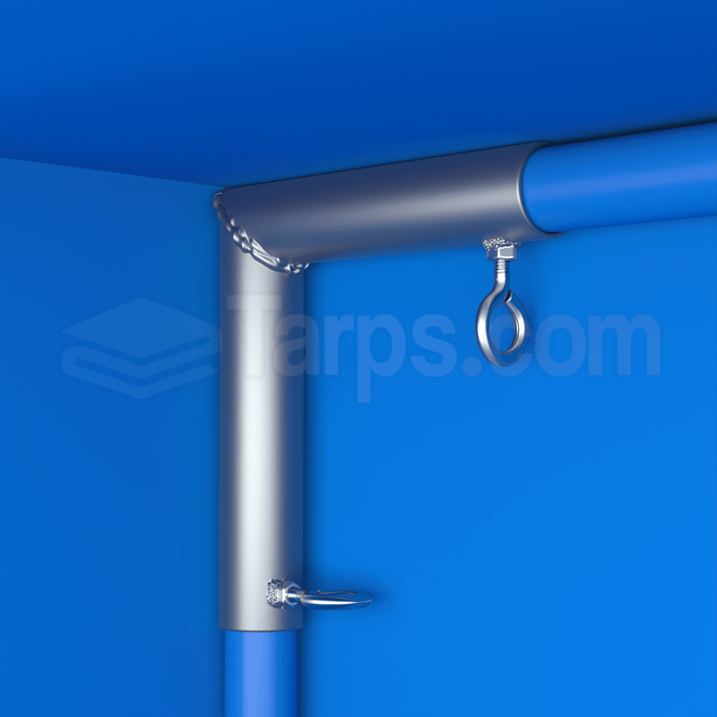 Load image into Gallery viewer, 1&quot; L Shape - 2 Way Fitting (FL-1) - Tarps.com
