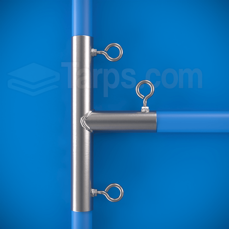 Load image into Gallery viewer, 3/4" Closed T with No Roll Stop - 3 Way Fitting (FT1-075) - Tarps.com
