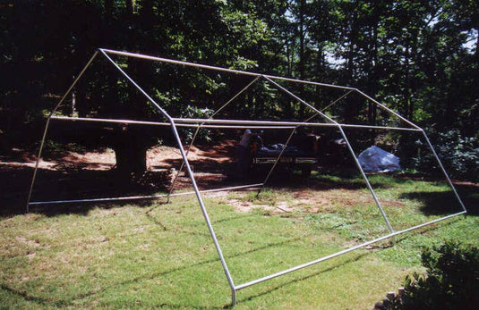 tarp frame Barnstyle Canopy Kits 17' wide x 40' long / White